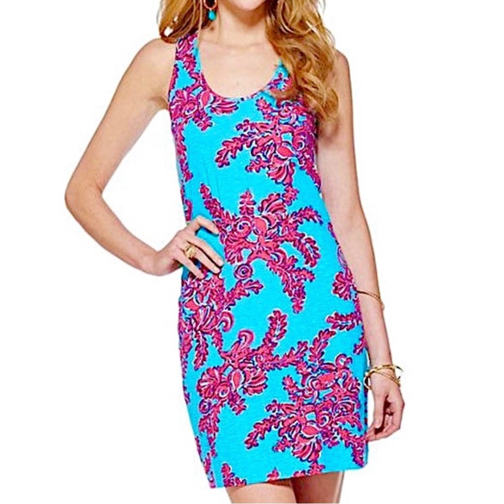 🏝️ Lilly Pulitzer 🌺 Shore Racerback Dress Size M